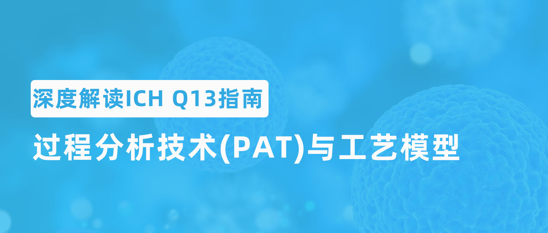 深度解读ICH Q13指南：过程分析技术（PAT）与工艺模型